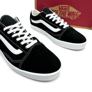 Vans Old Skool LowPro Suede Black White VN000D0EMCG Women’s 6 Men’s 4.5 NIB